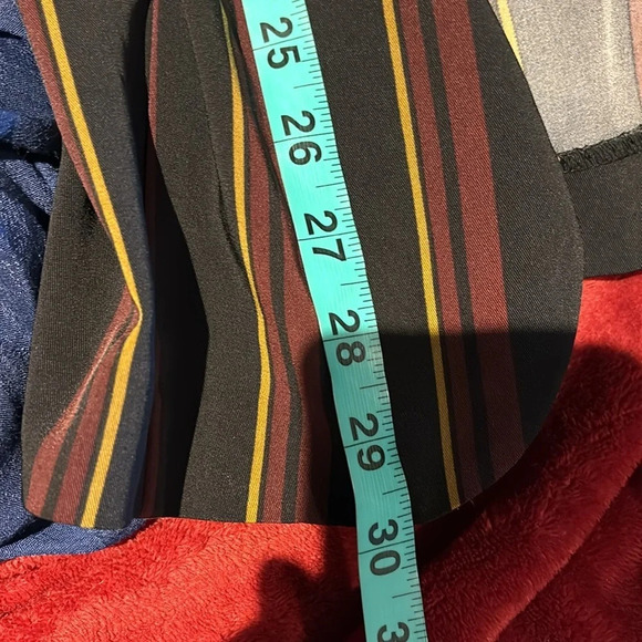 Dynamite Lined Open Front striped 3/4 Sleeves Blazer Sz L - Picture 7 of 12